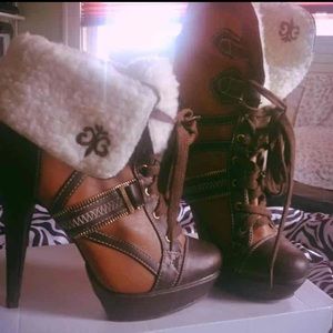 Dereon heel boots